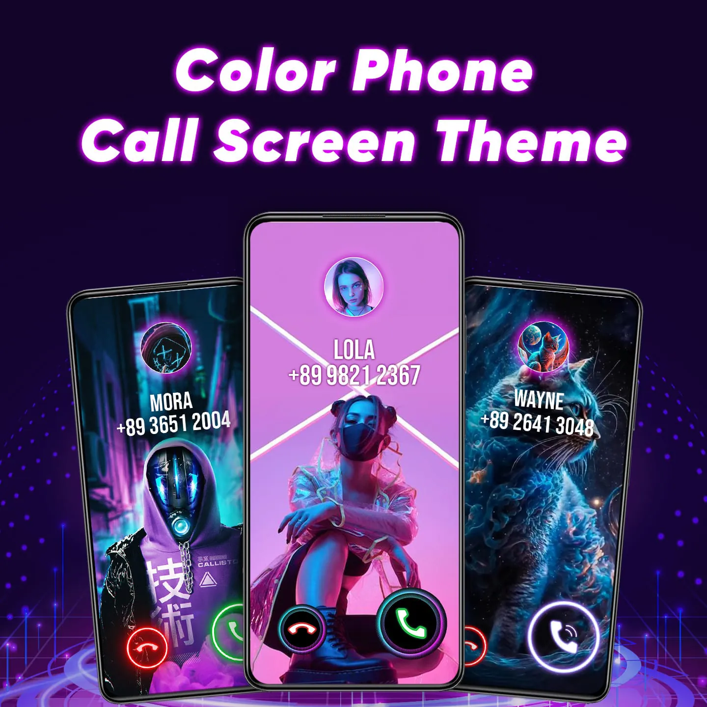 Color Phone Call Screen App