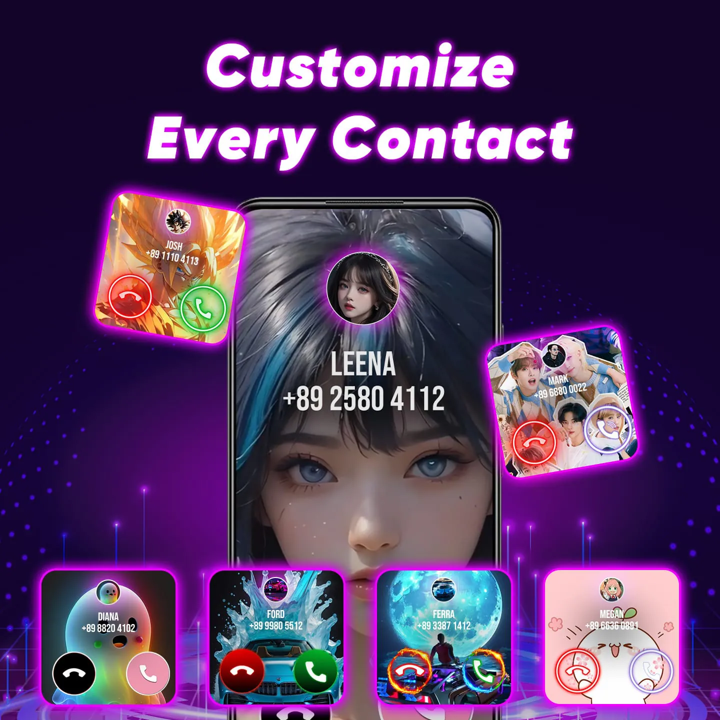 Color Phone Call Screen App