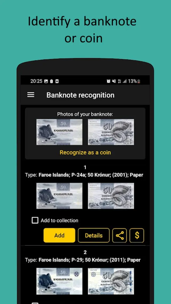 Maktun: coin and note search