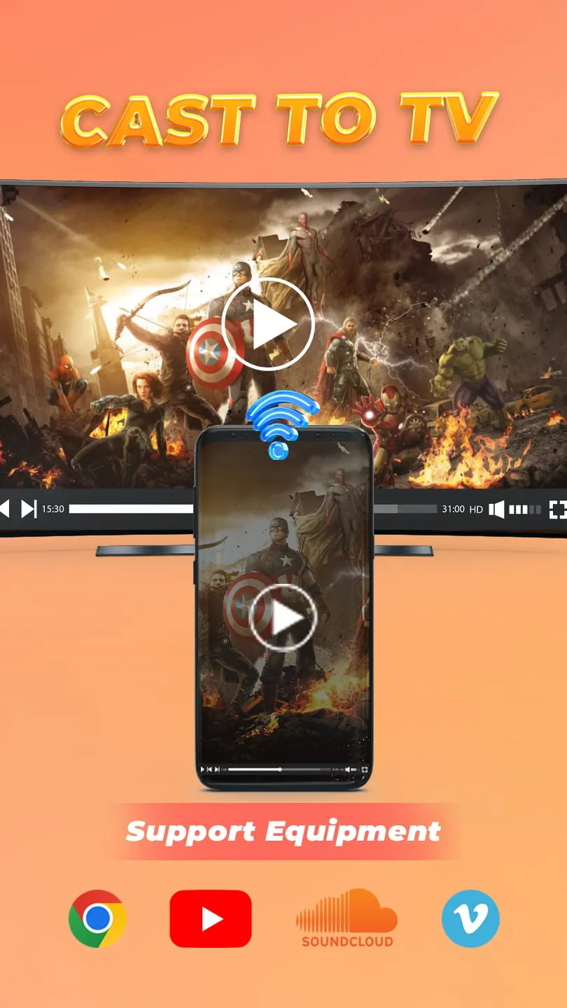 Smart TV Cast: Screen Share