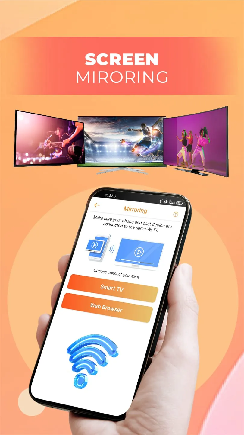 Smart TV Cast: Screen Share