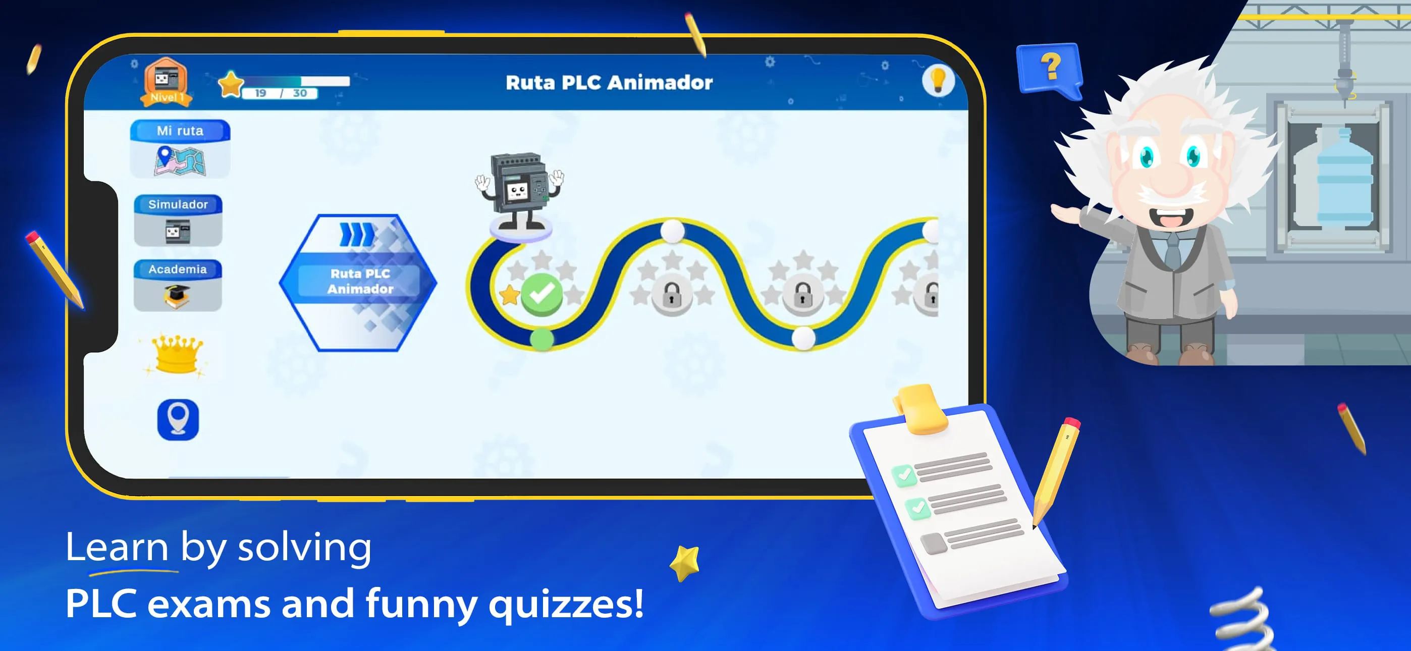 PLC Simulator for Logic Ladder