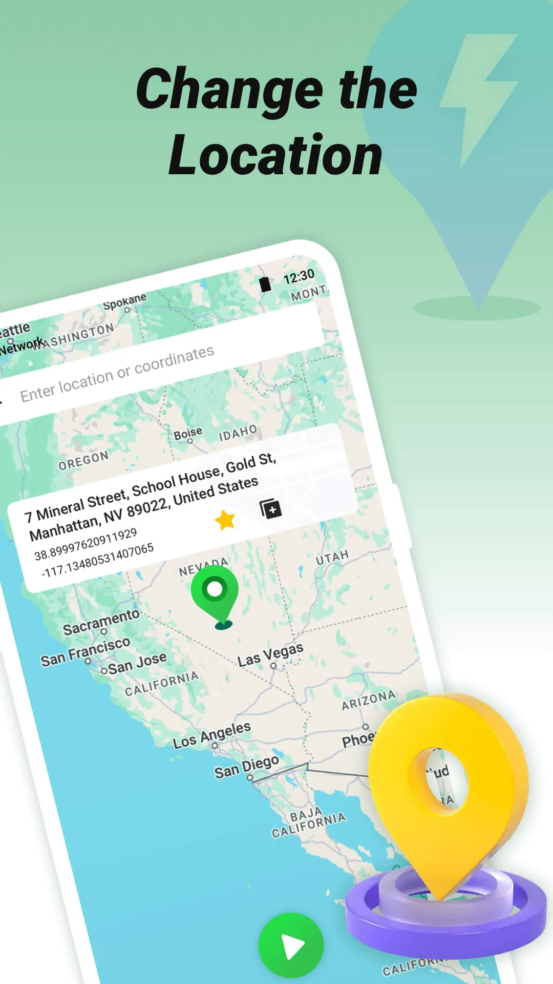FlashGo: Fake GPS Location
