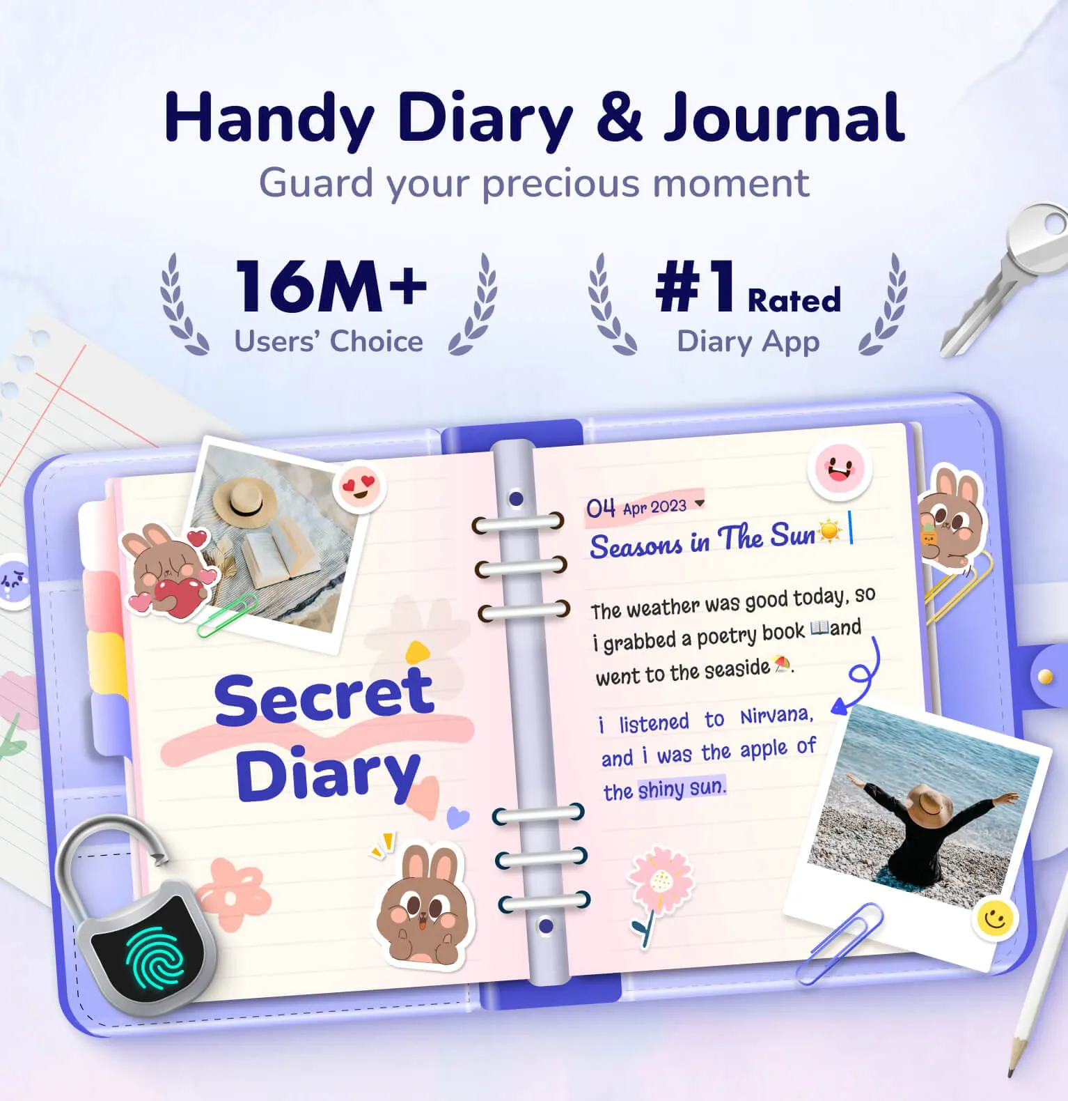 Diary with Lock: Diary Journal