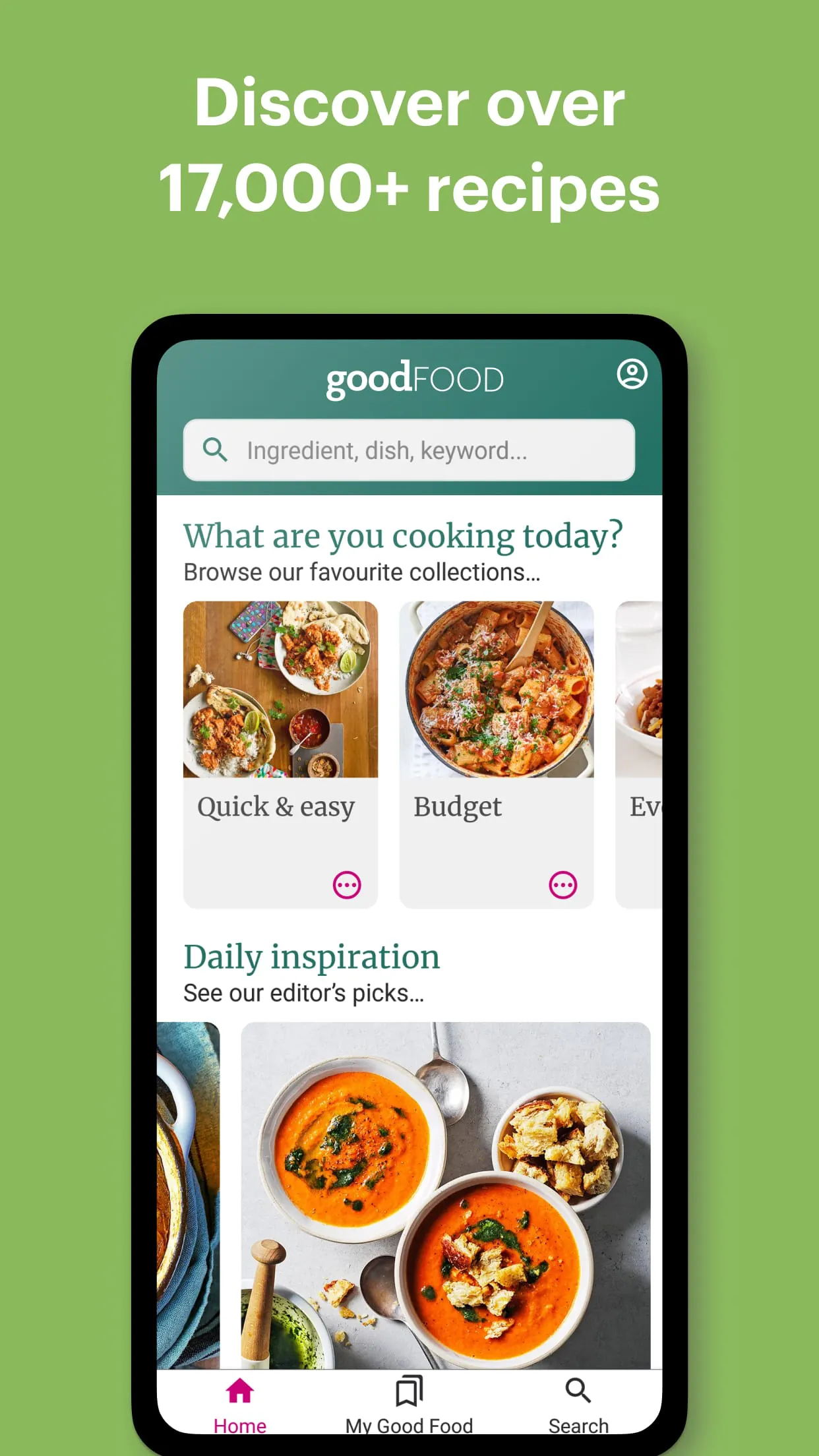 Good Food: Recipe Finder
