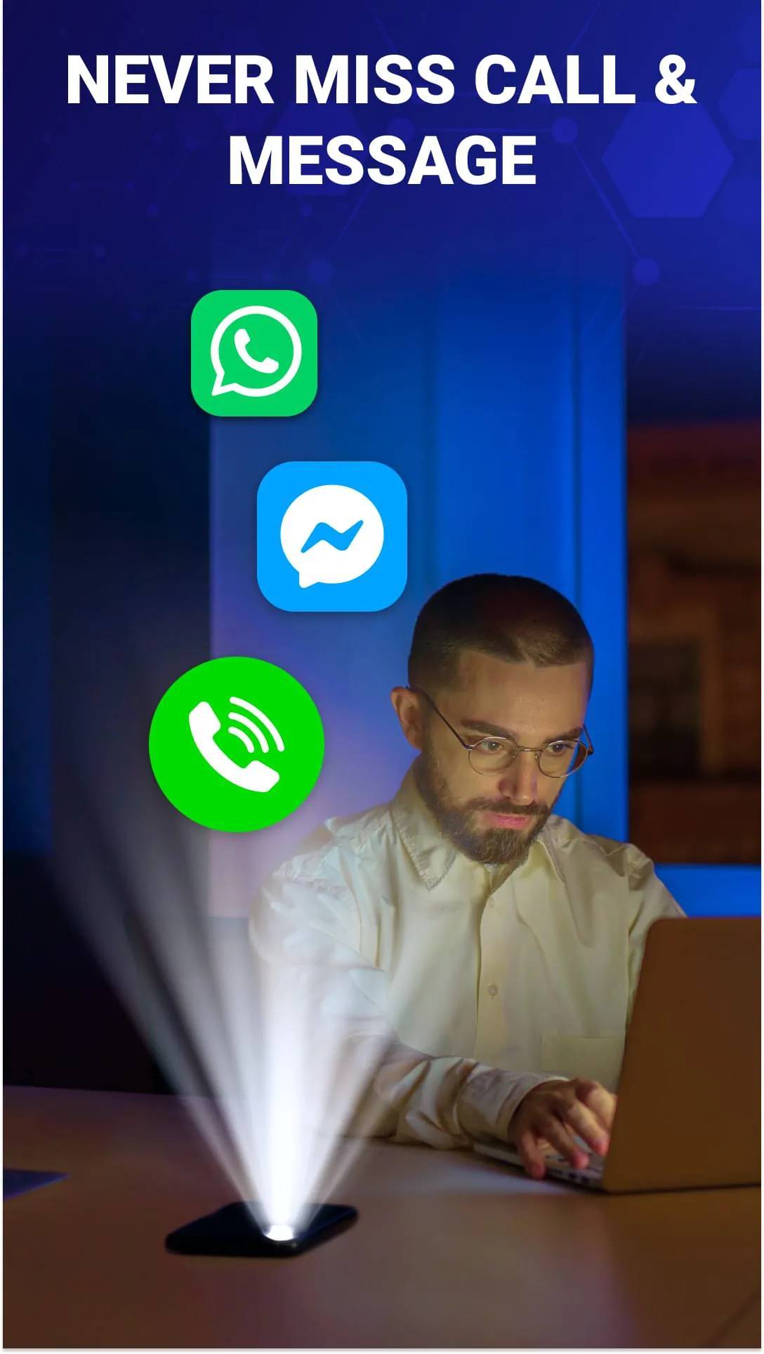 Flash Alert & Led Flashlight