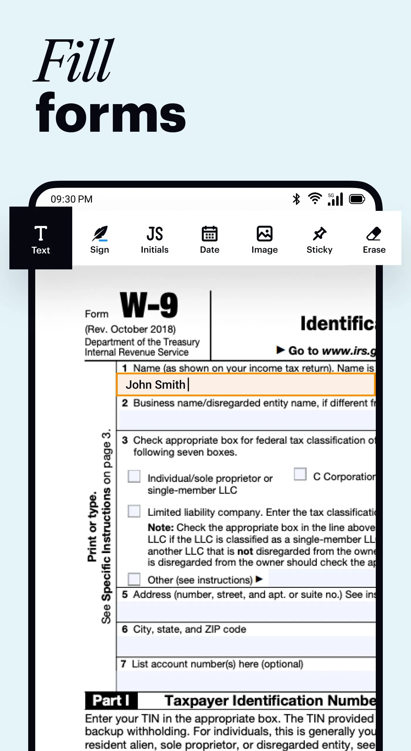 pdfFiller Edit, fill, sign PDF