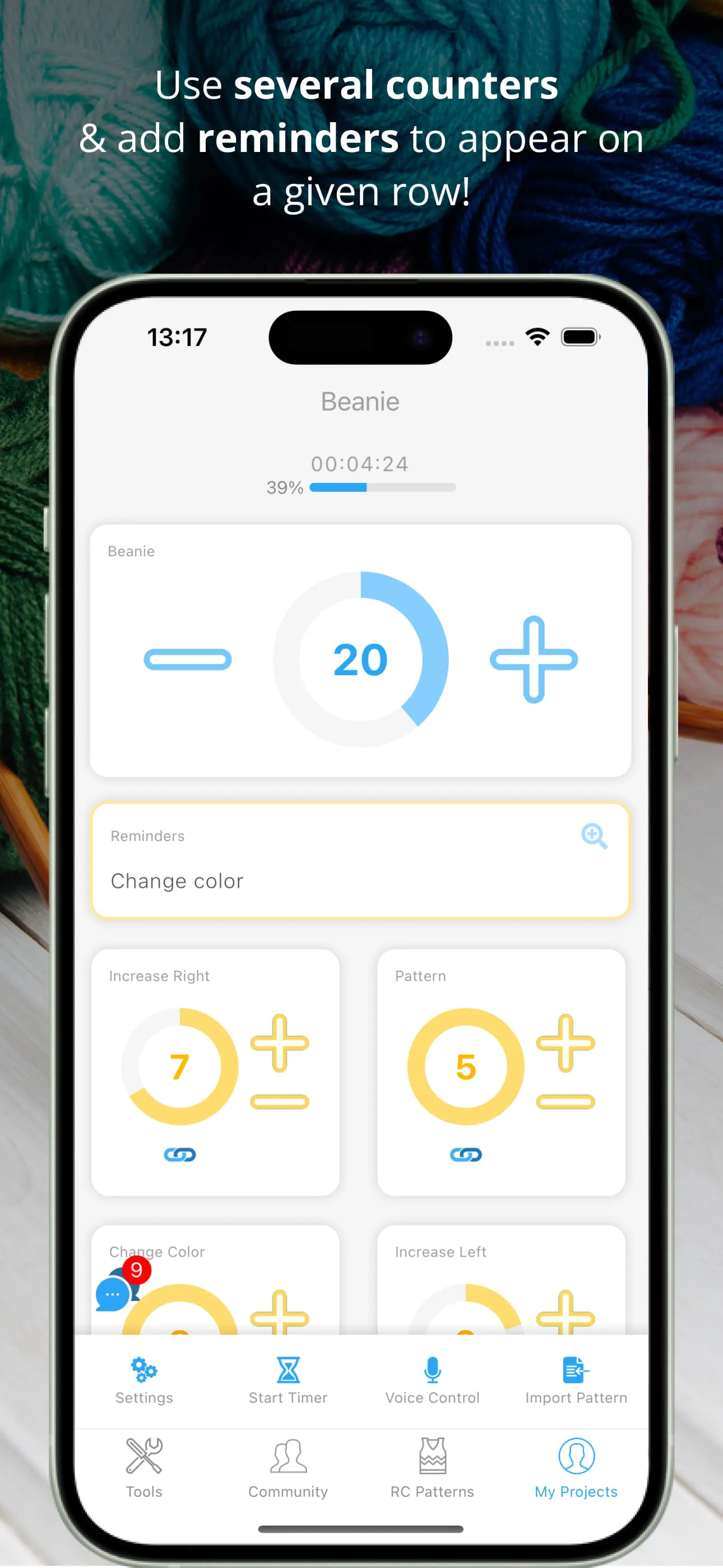 My Row Counter: Knit & Crochet