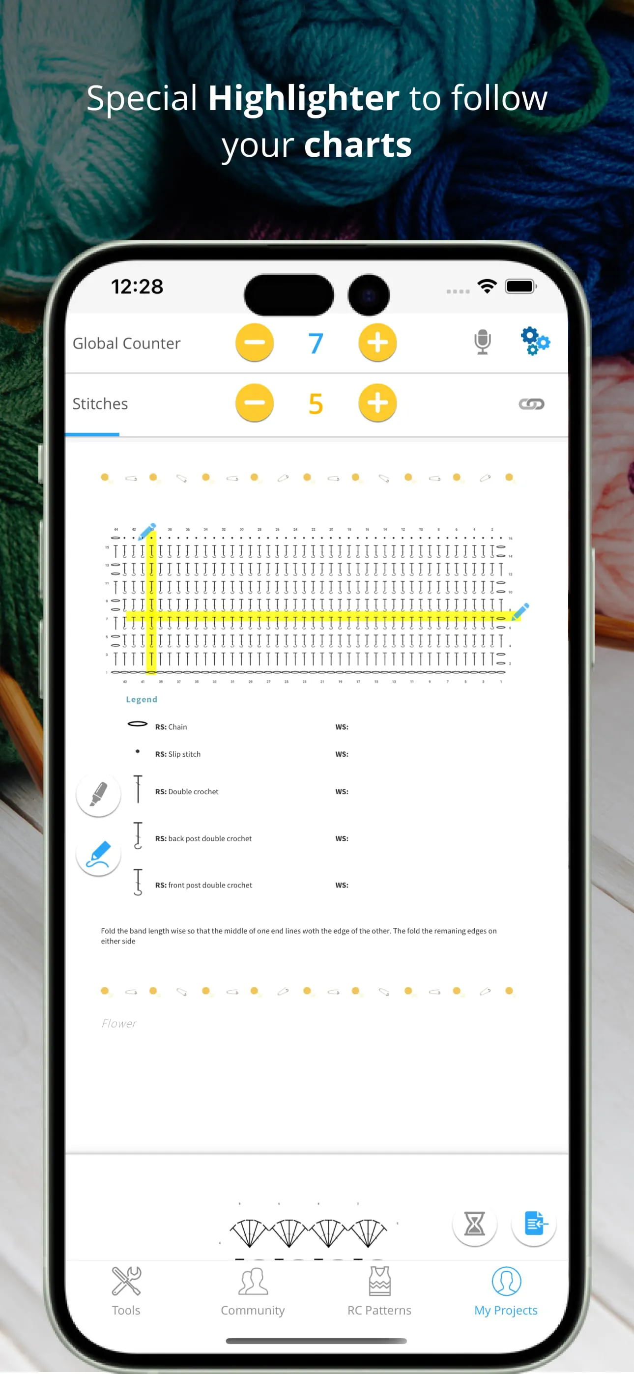 My Row Counter: Knit & Crochet