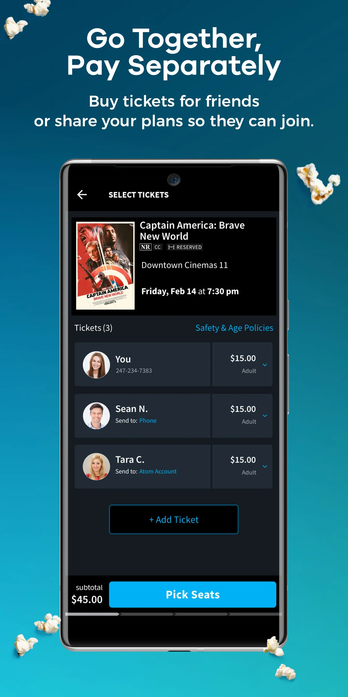 Atom - Movie Tickets & Times