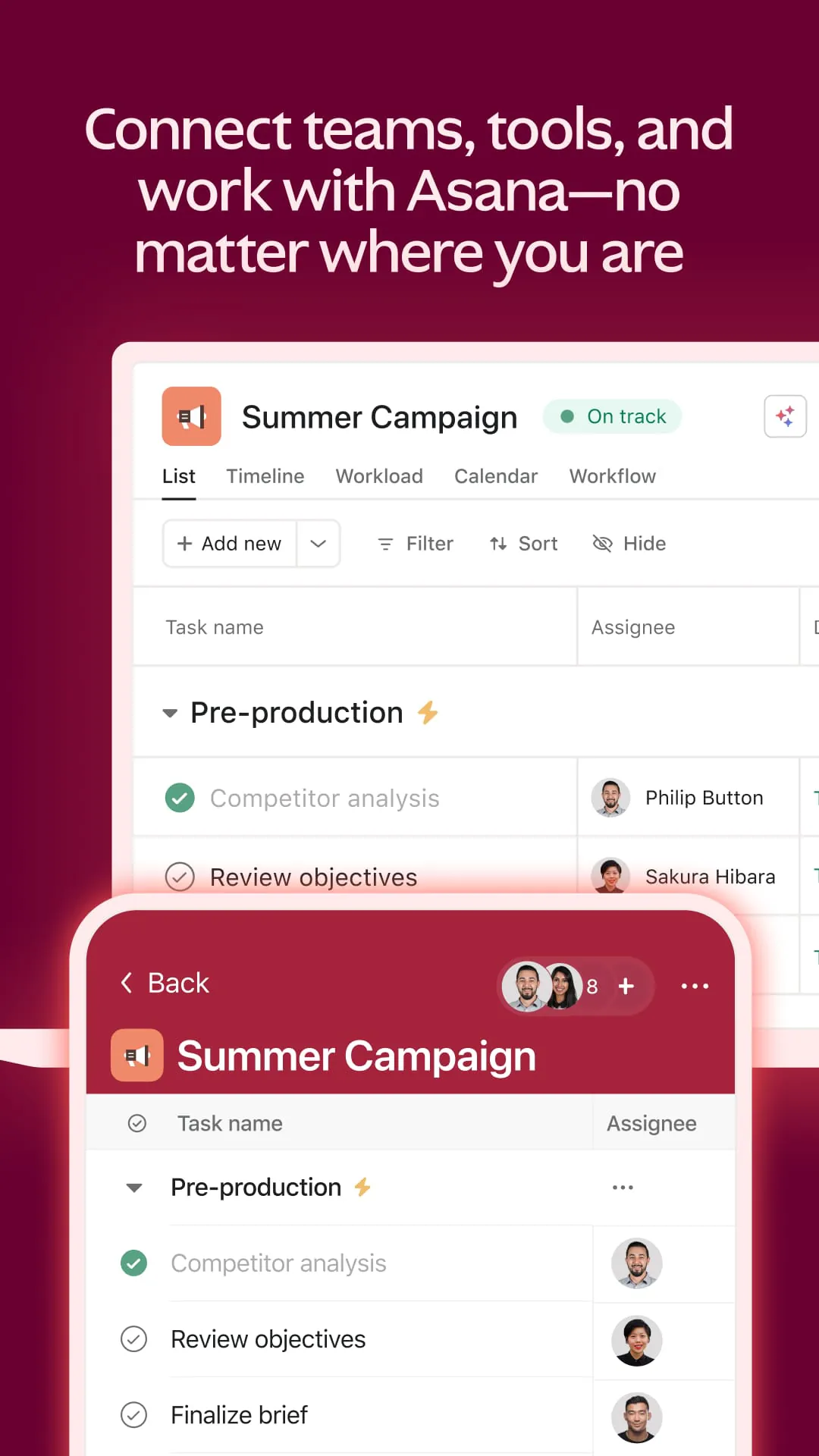 Asana: Where work connects