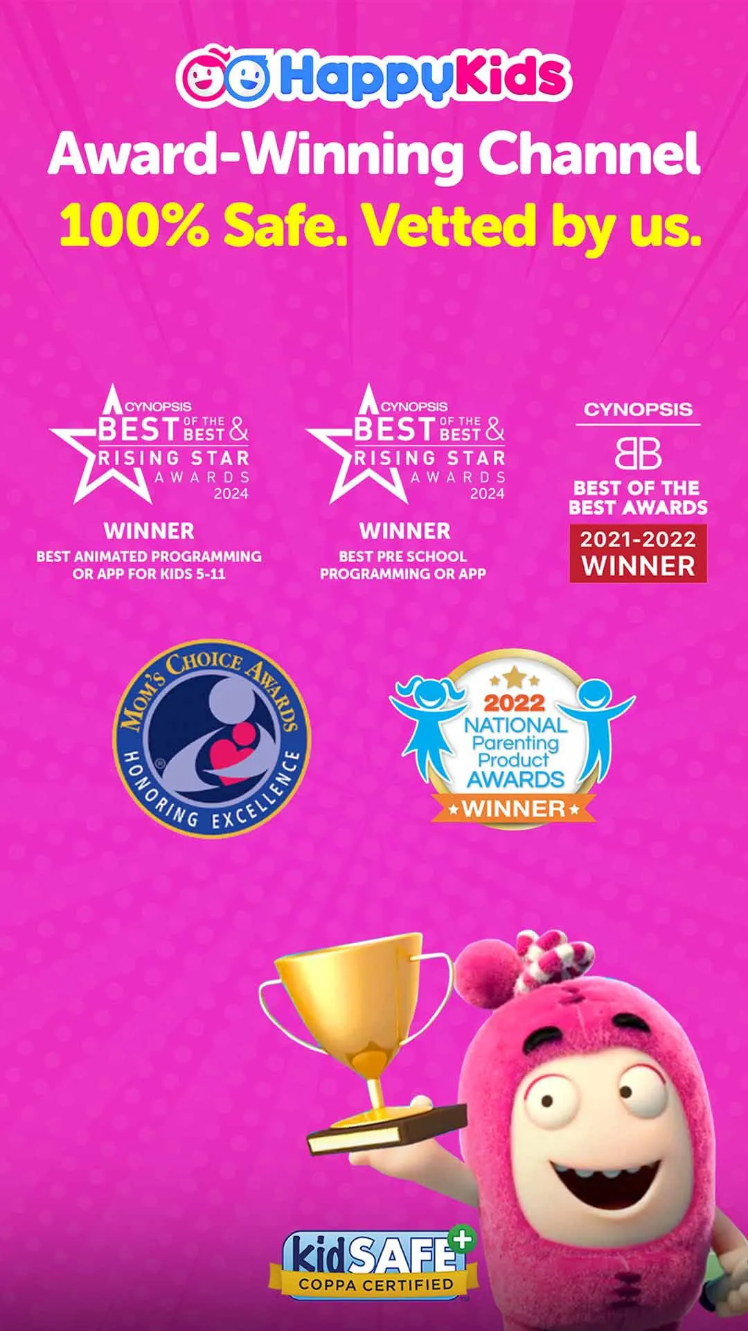 HappyKids - Kid-Safe Videos