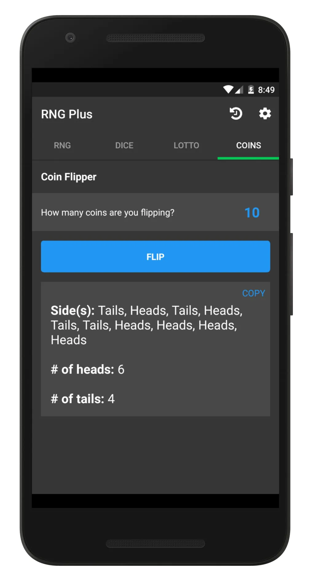 Random Number Generator Plus