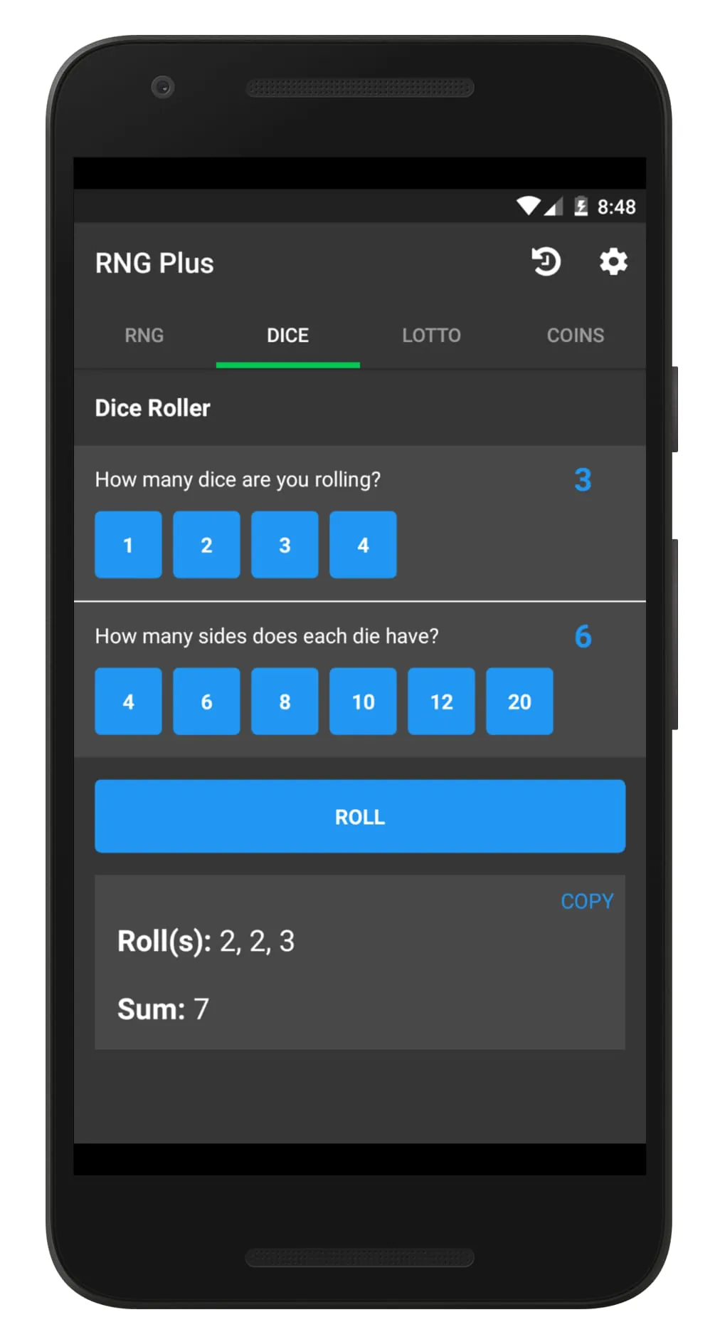 Random Number Generator Plus
