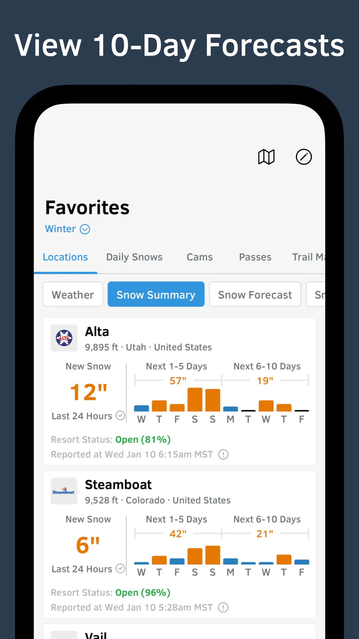 OpenSnow: Snow Forecast
