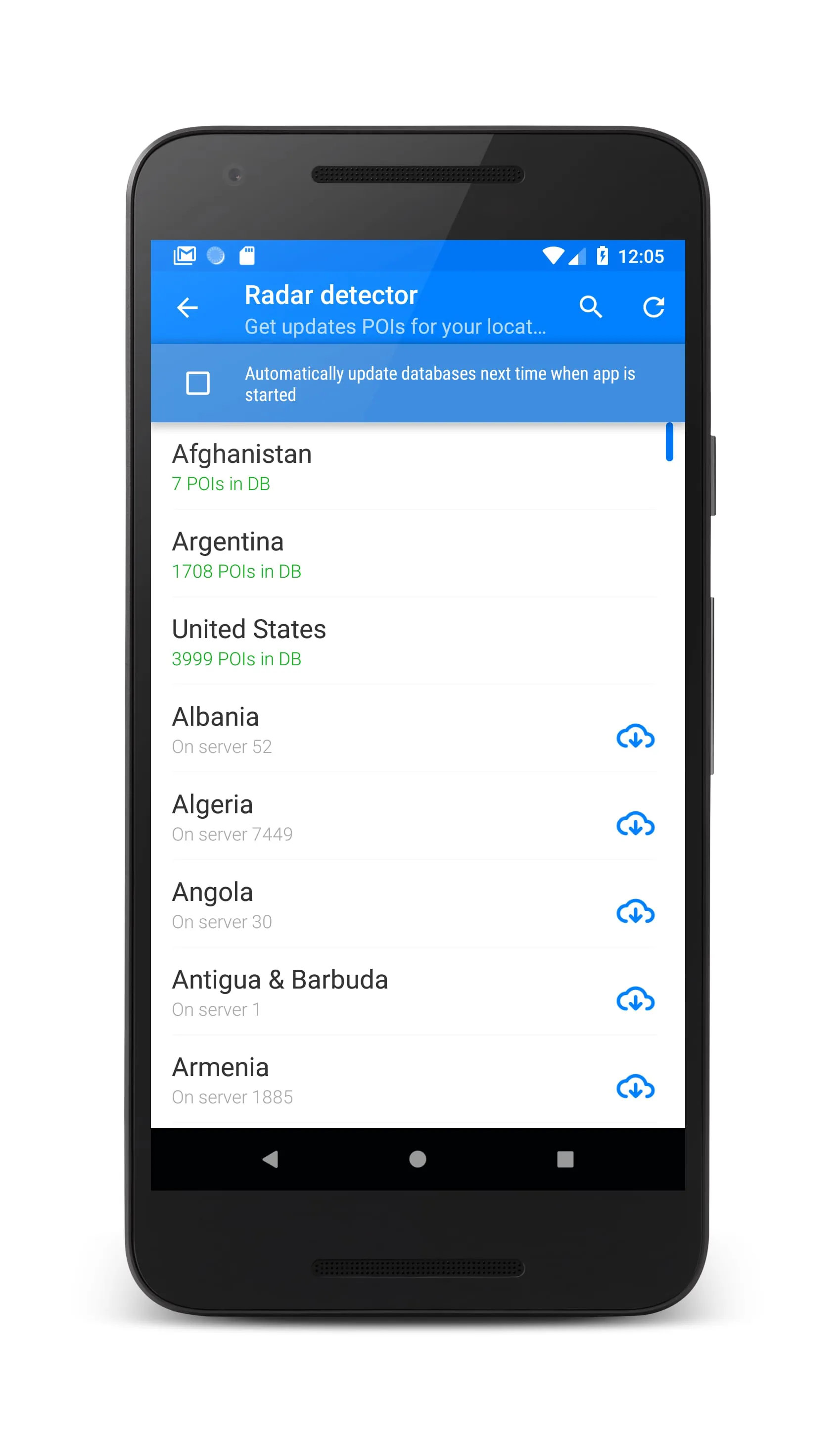 Speed Camera Detector