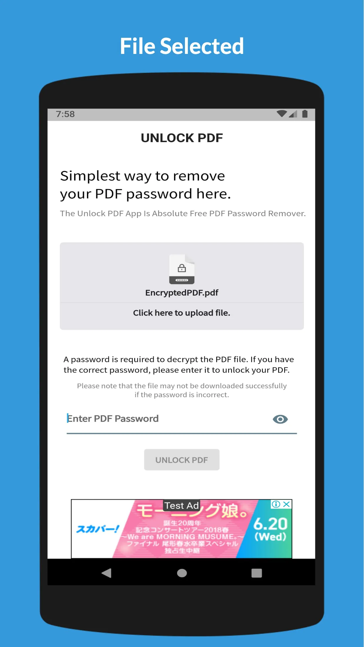 Unlock PDF - Password Remover