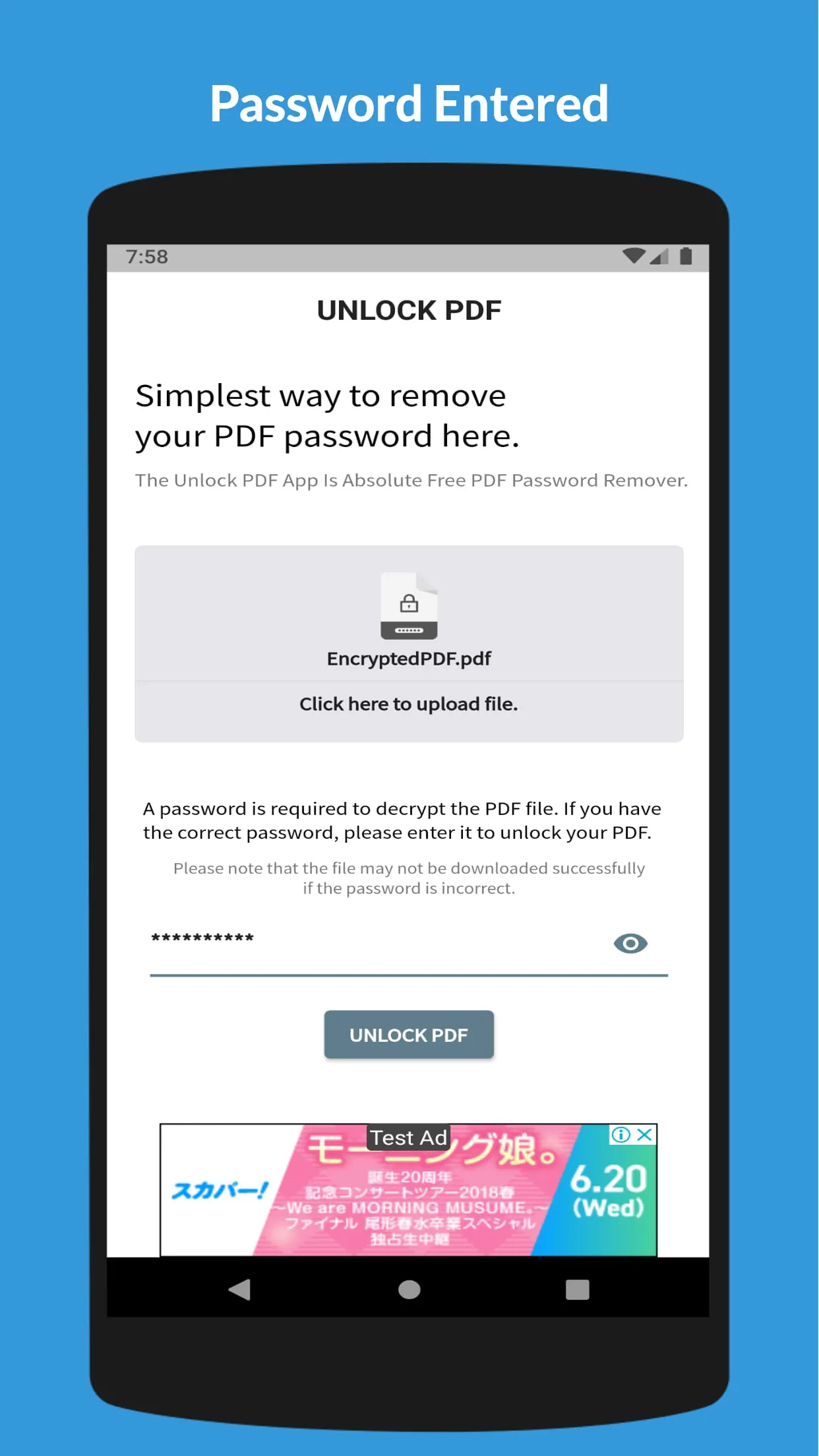 Unlock PDF - Password Remover