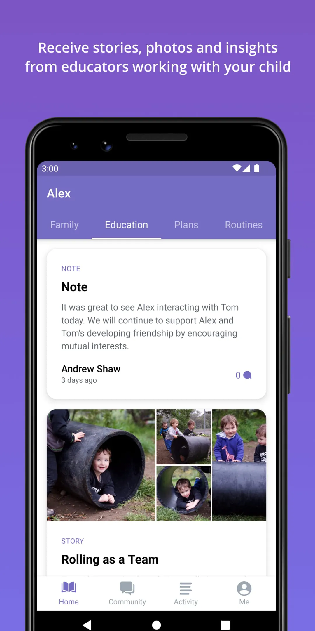 Storypark for Families