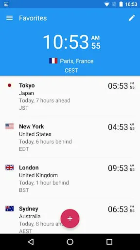World Clock by timeanddate.com
