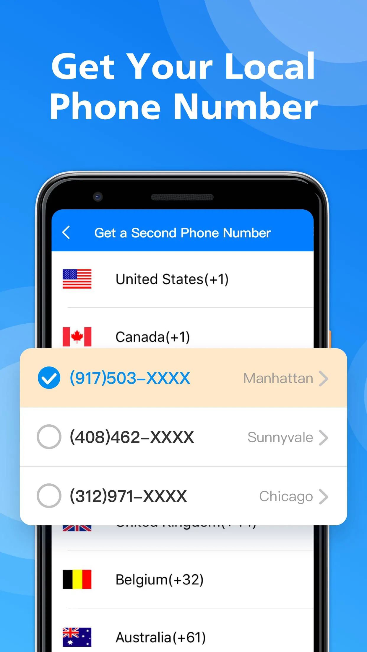 CoverMe - Second Phone Number