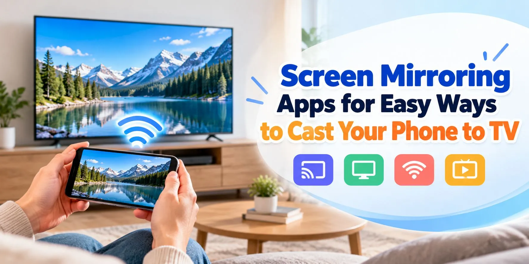 Screen Mirroring Apps for Easy Ways to Cast Your Phone to TV