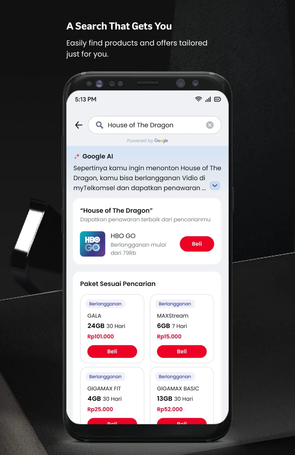 MyTelkomsel - Buy Package