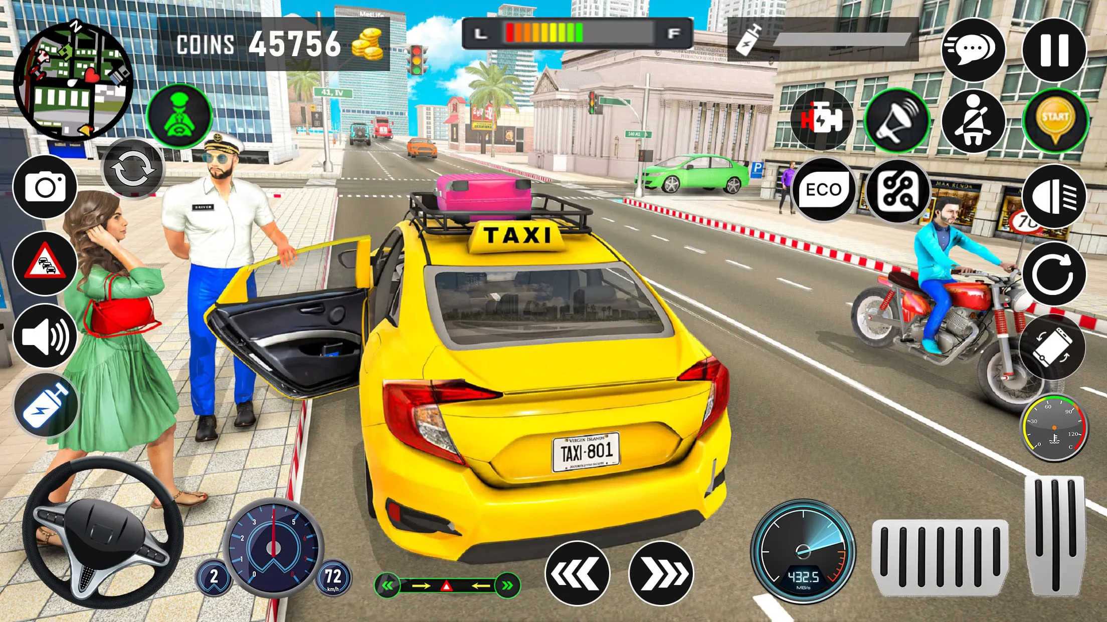 Crazy Taxi Driver: Taxi Game