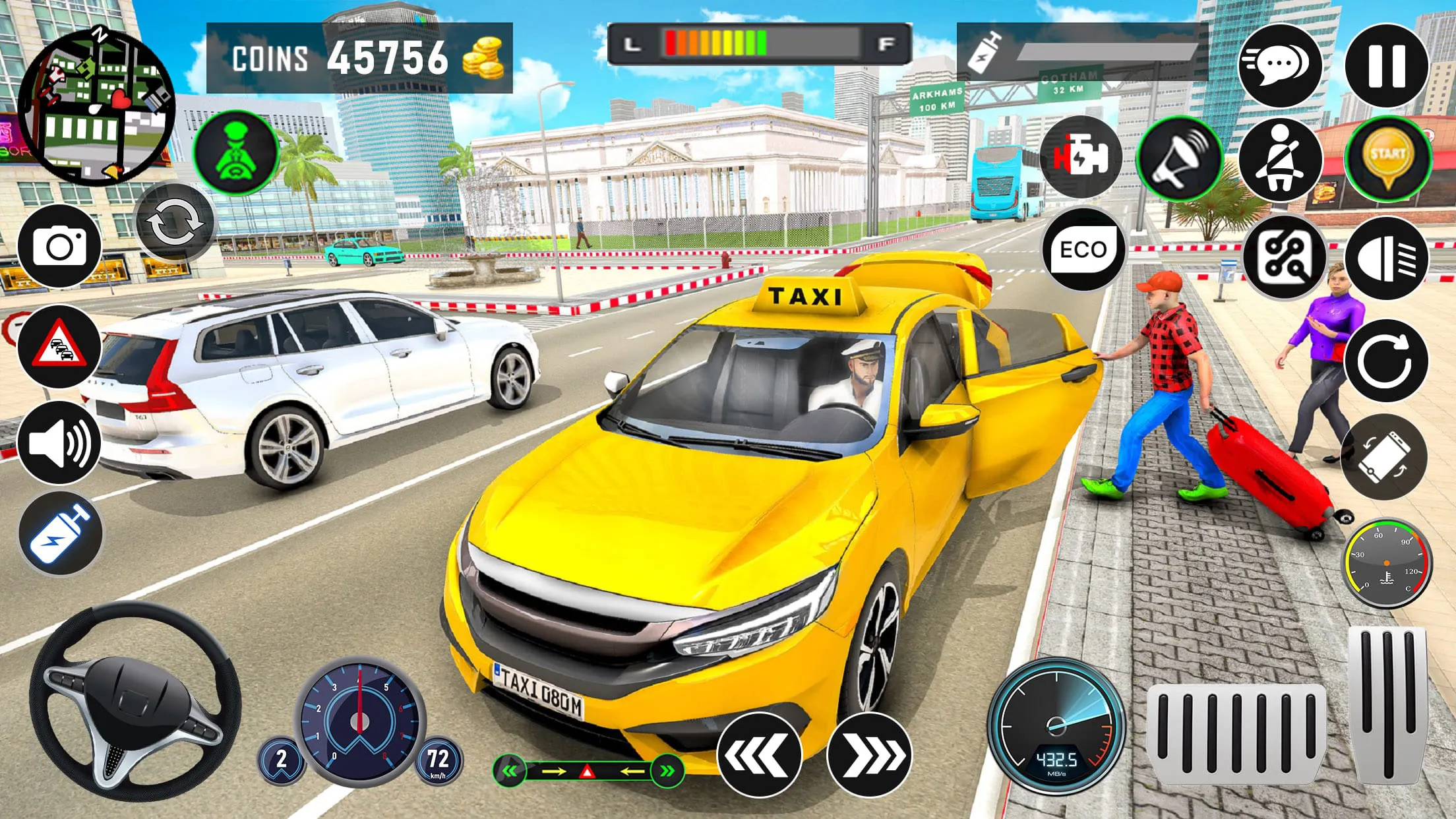 Crazy Taxi Driver: Taxi Game