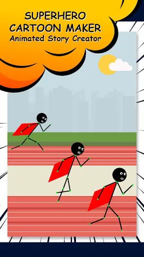 Superhero Cartoon Video Maker