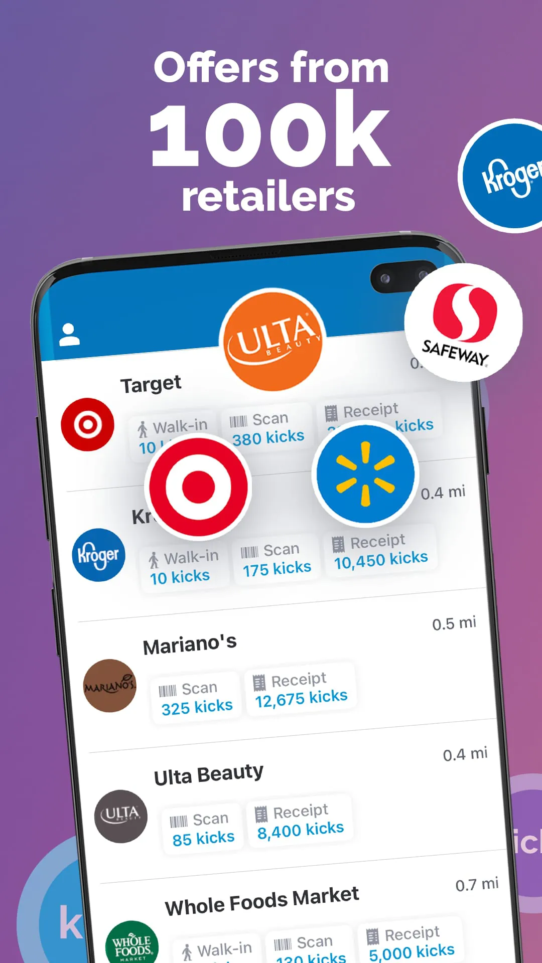 Shopkick: Cash Back Gift Cards