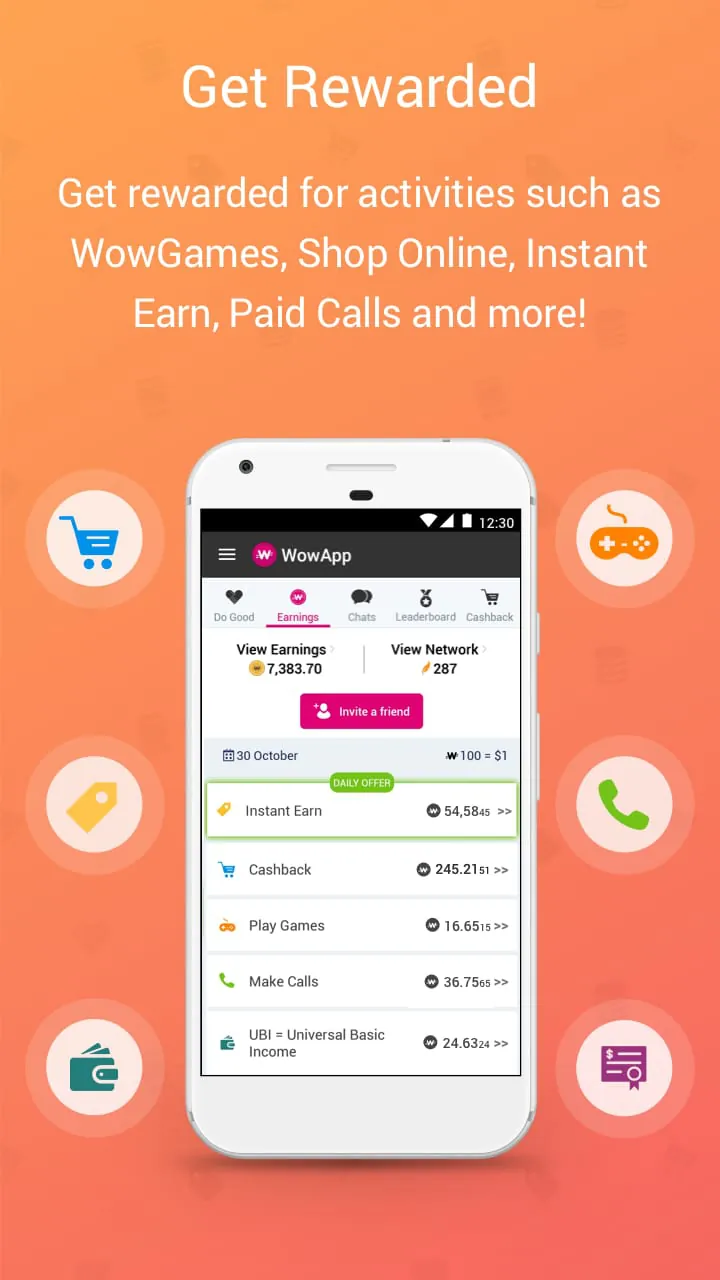 WowApp - Earn. Share. Do Good