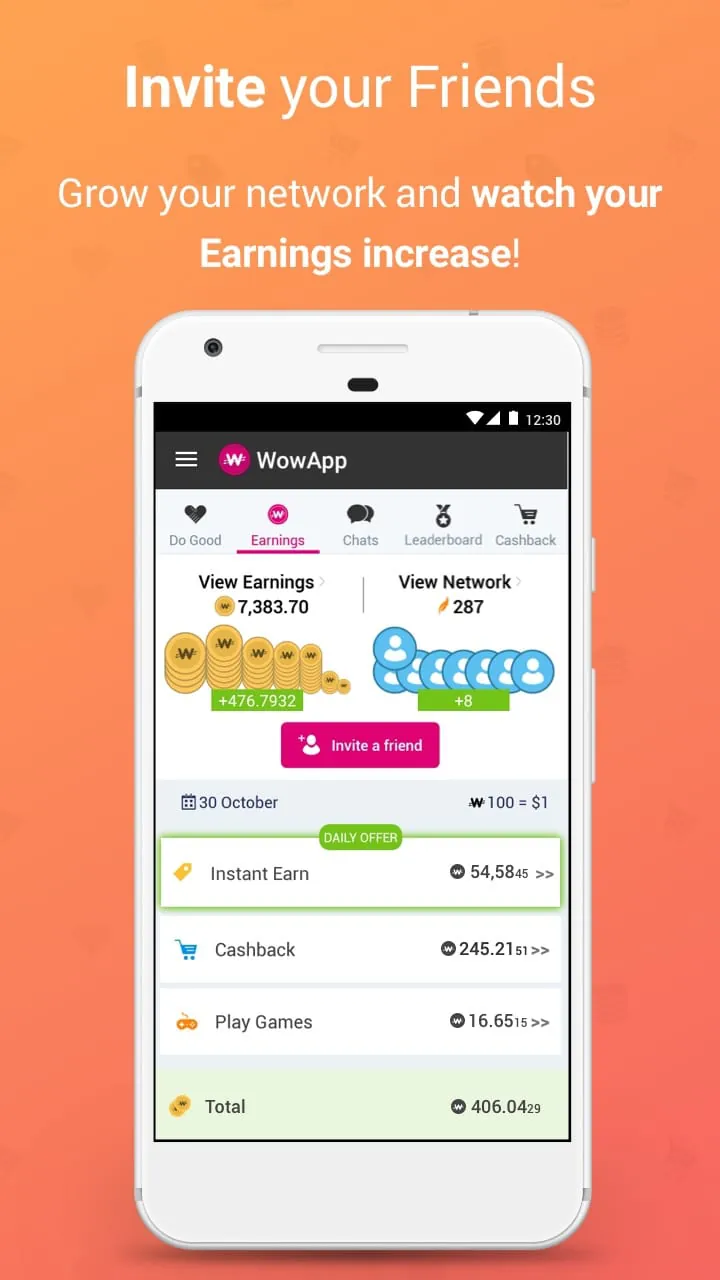 WowApp - Earn. Share. Do Good