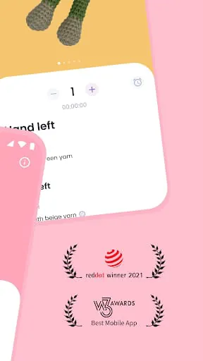 Crochet row counter & patterns