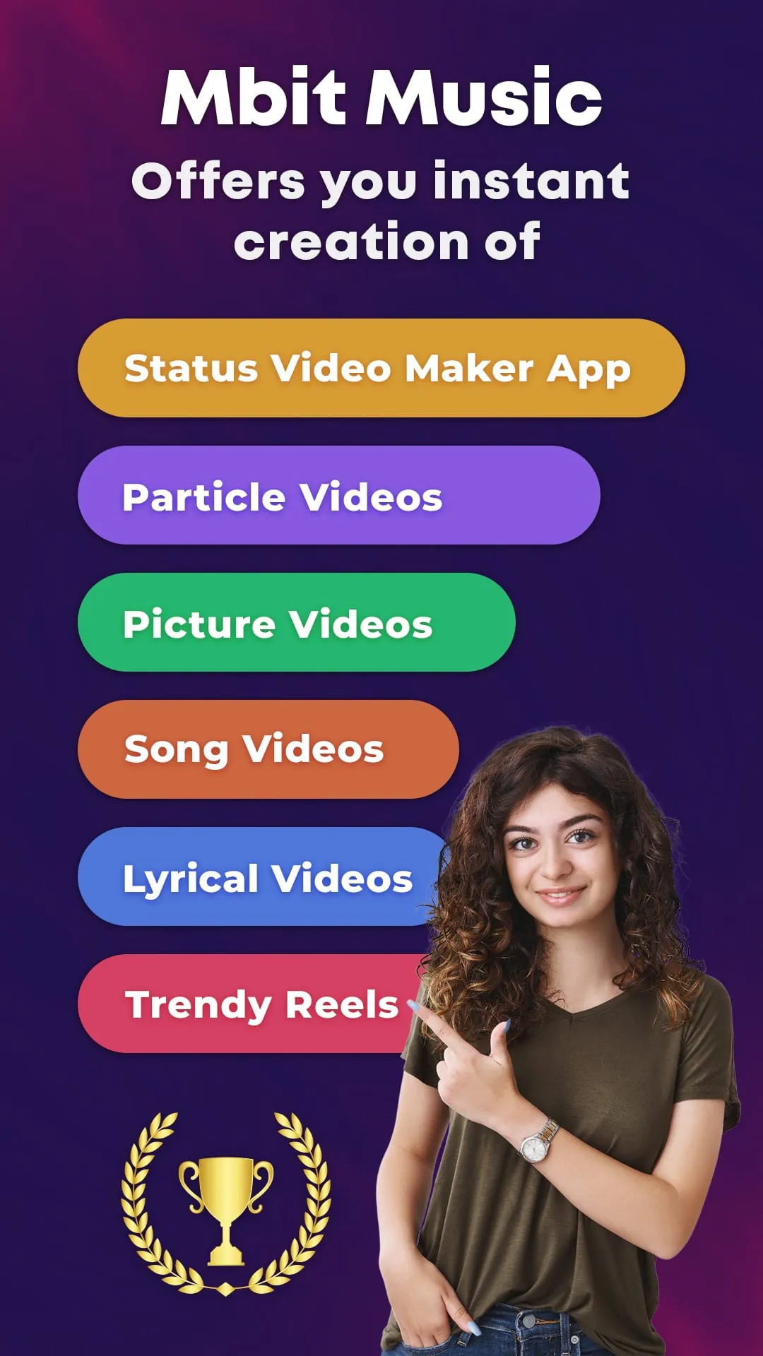MBit Music Video Status Maker