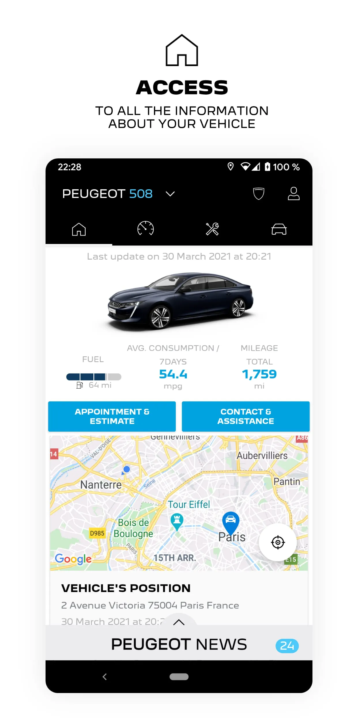MYPEUGEOT APP