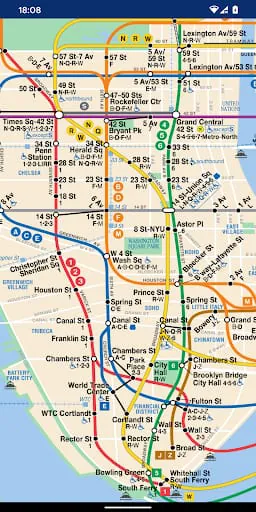 Map of NYC Subway - MTA