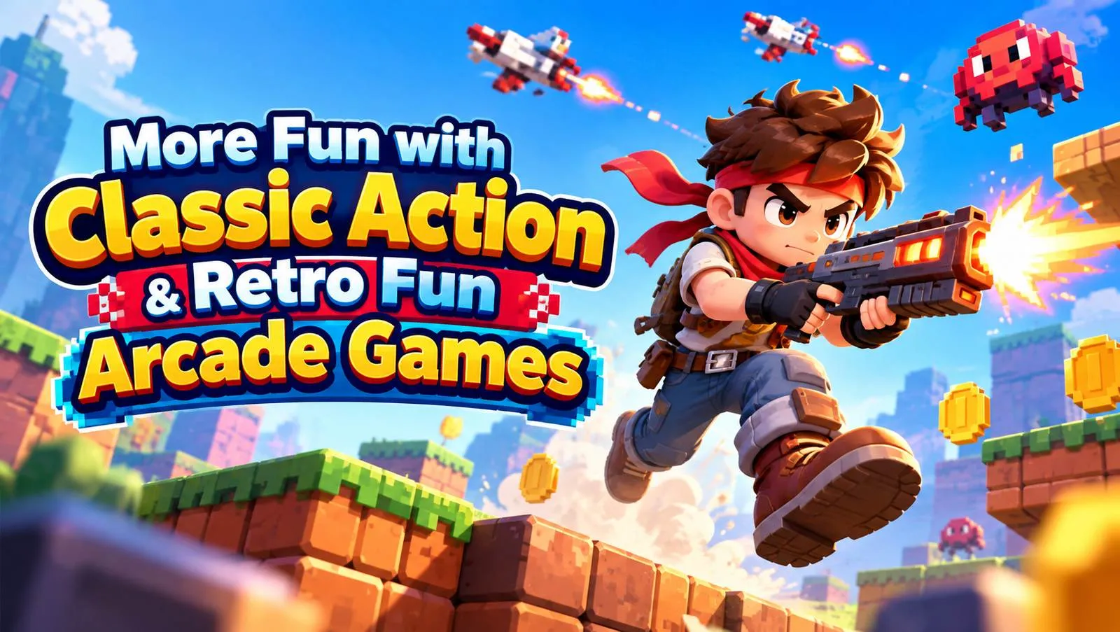 More Fun with Classic Action & Retro Fun Arcade Games