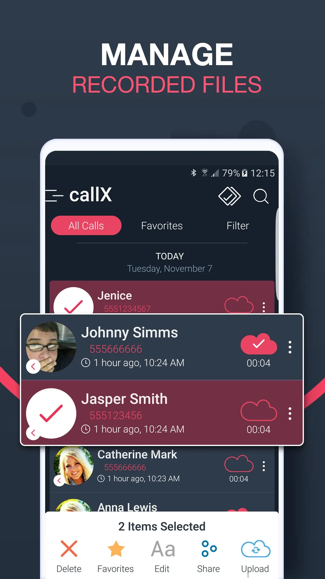 Call Recorder - callX