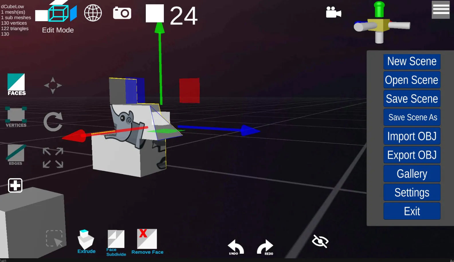 d3D Sculptor - 3D modeling
