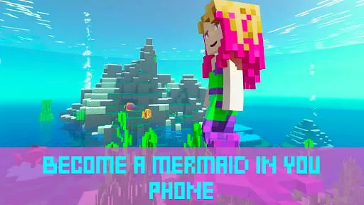 Mermaid for Minecraft PE MOD