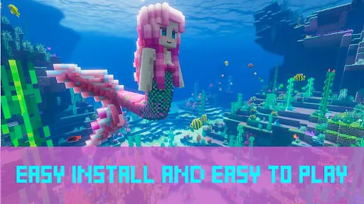 Mermaid for Minecraft PE MOD