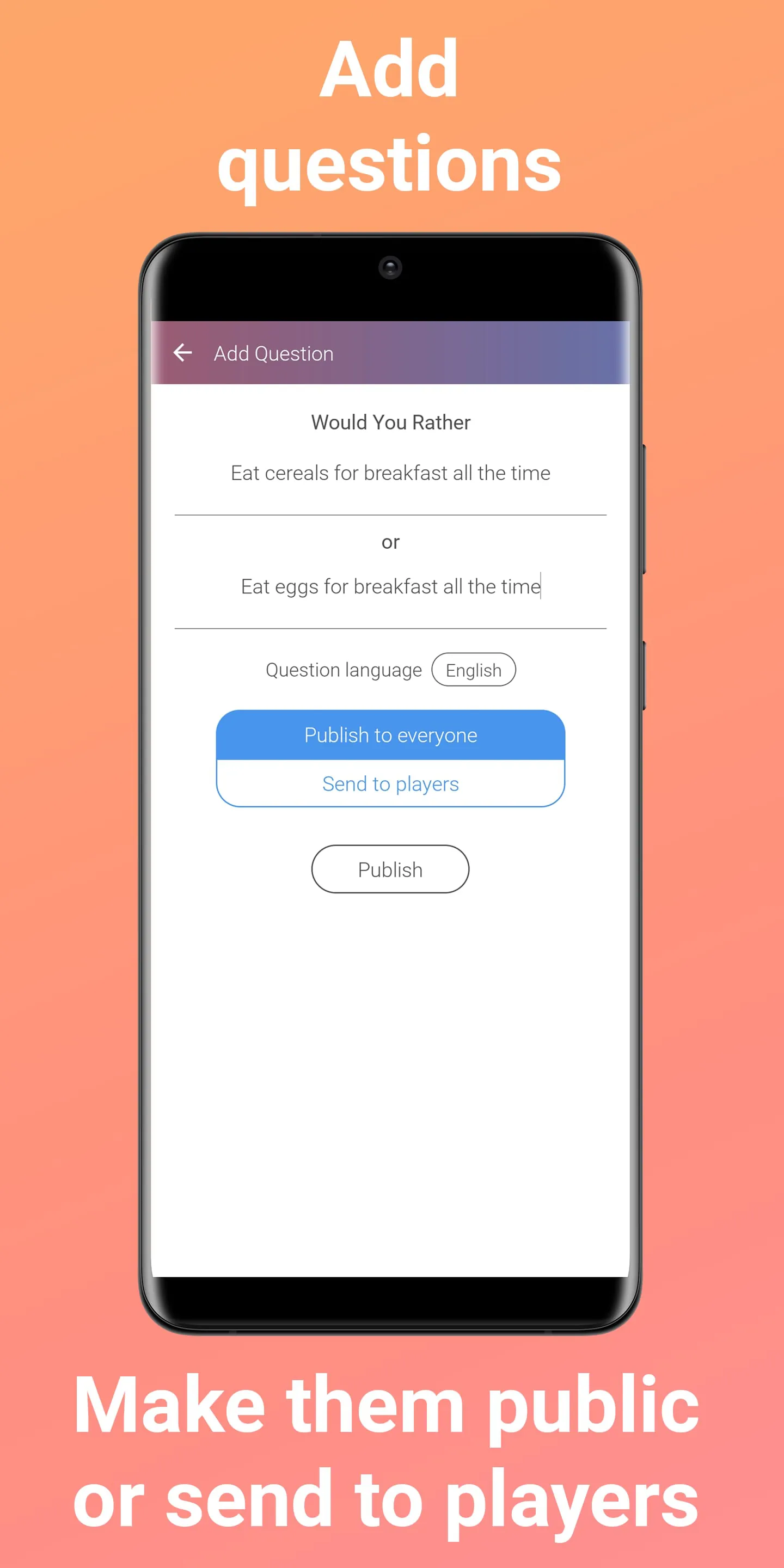 What Would You Rather Choose?