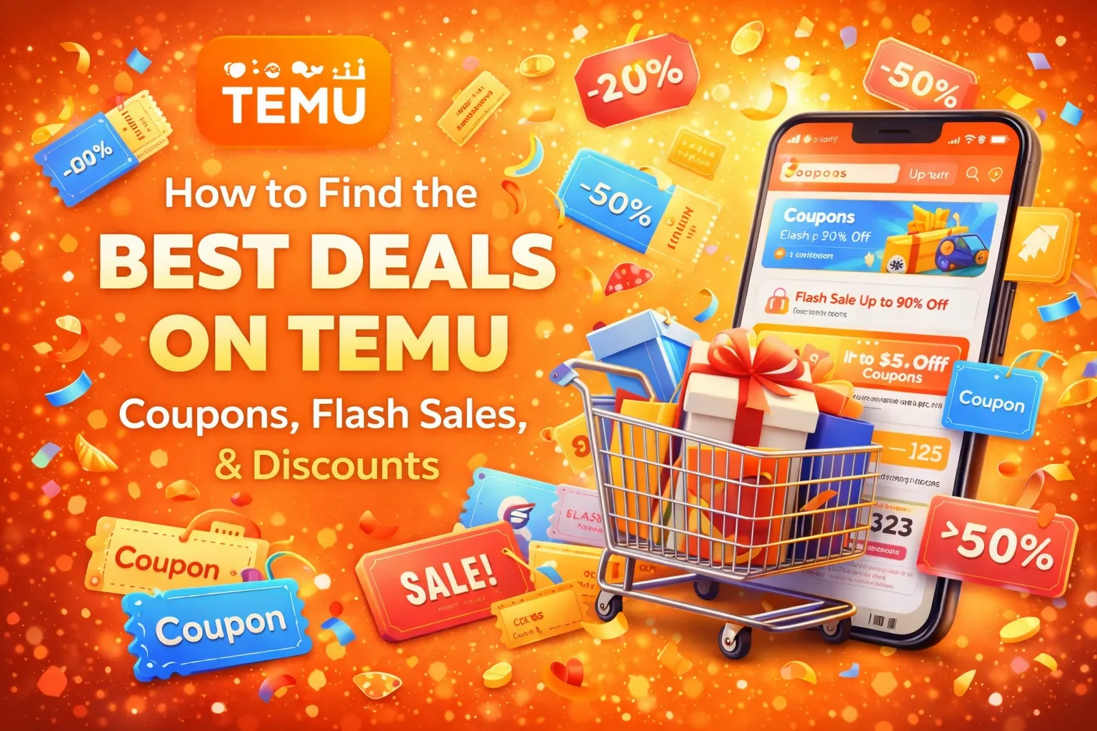 How to Find the Best Deals on Temu: Coupons, Flash Sales, and Discounts