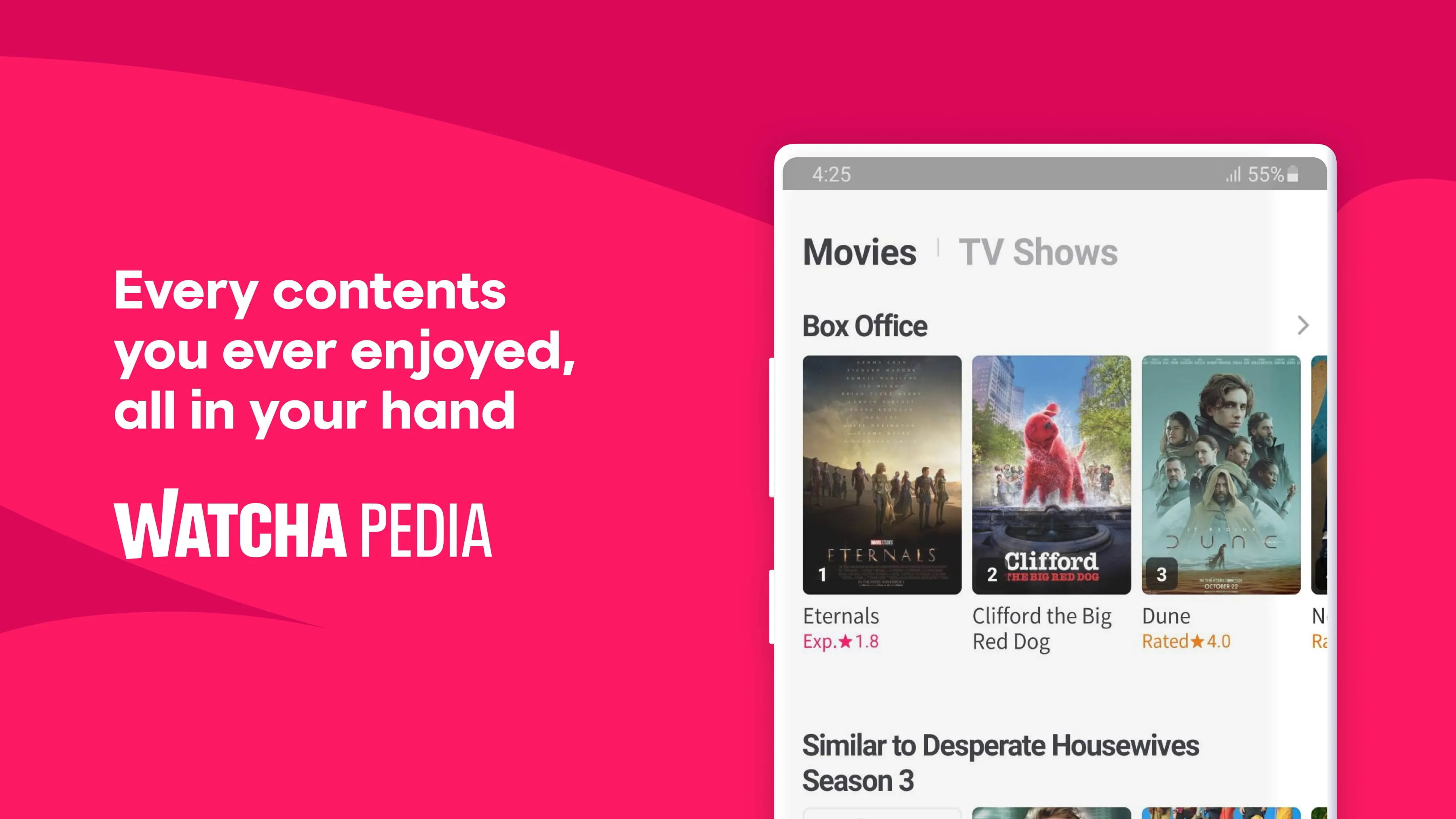 WATCHA PEDIA -Movie & TV guide