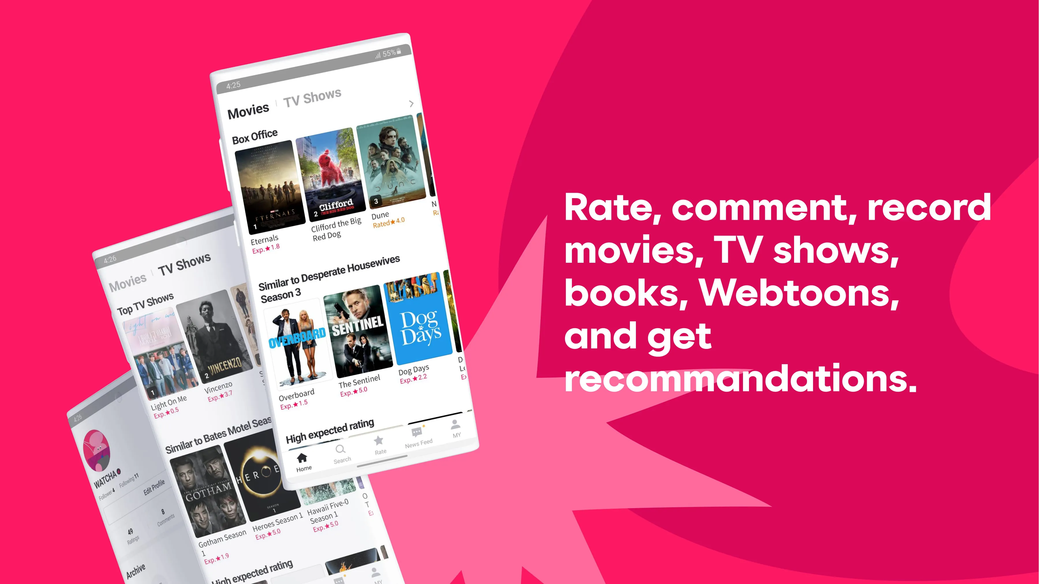 WATCHA PEDIA -Movie & TV guide