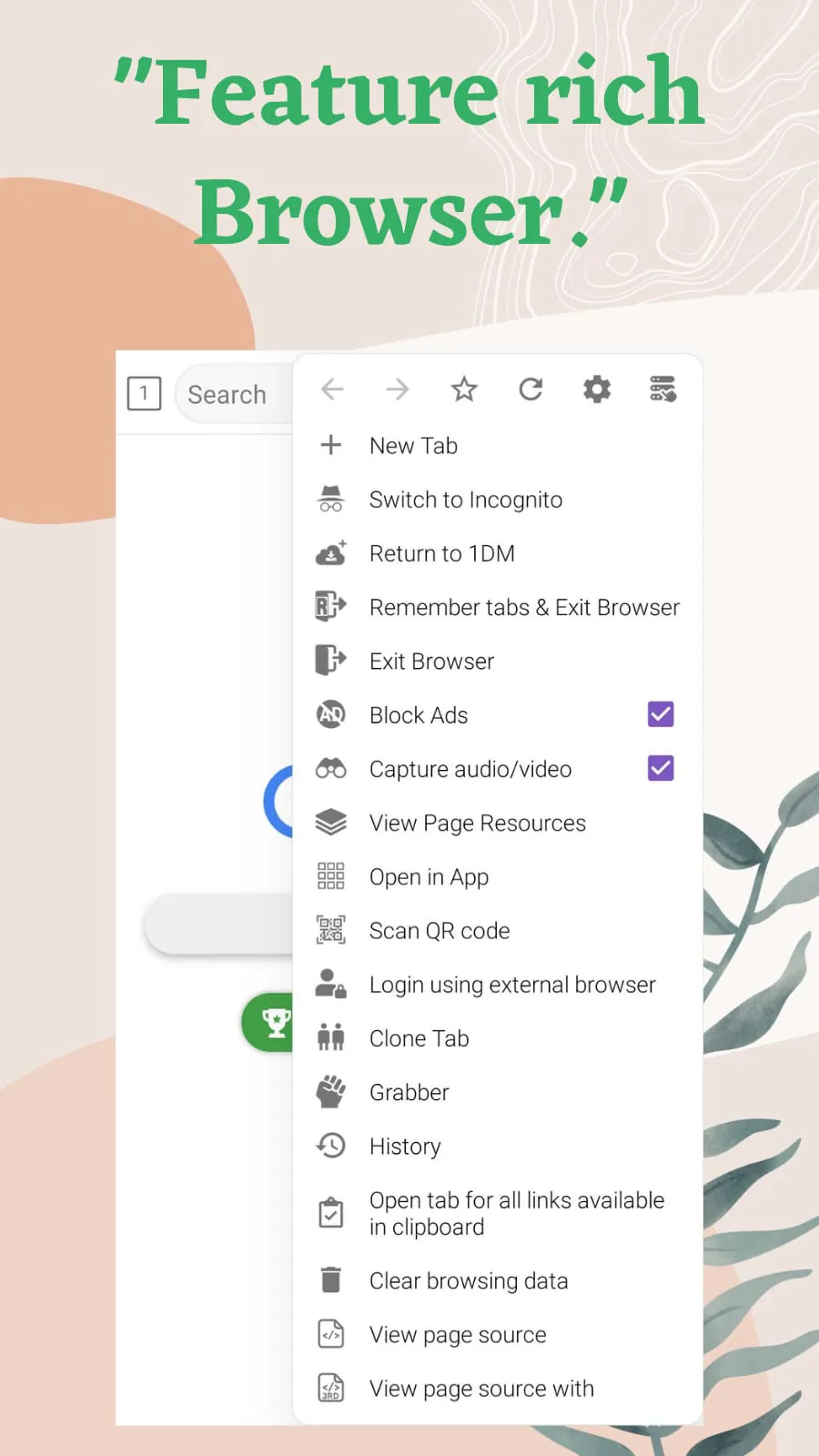 1DM: Browser & Video Download
