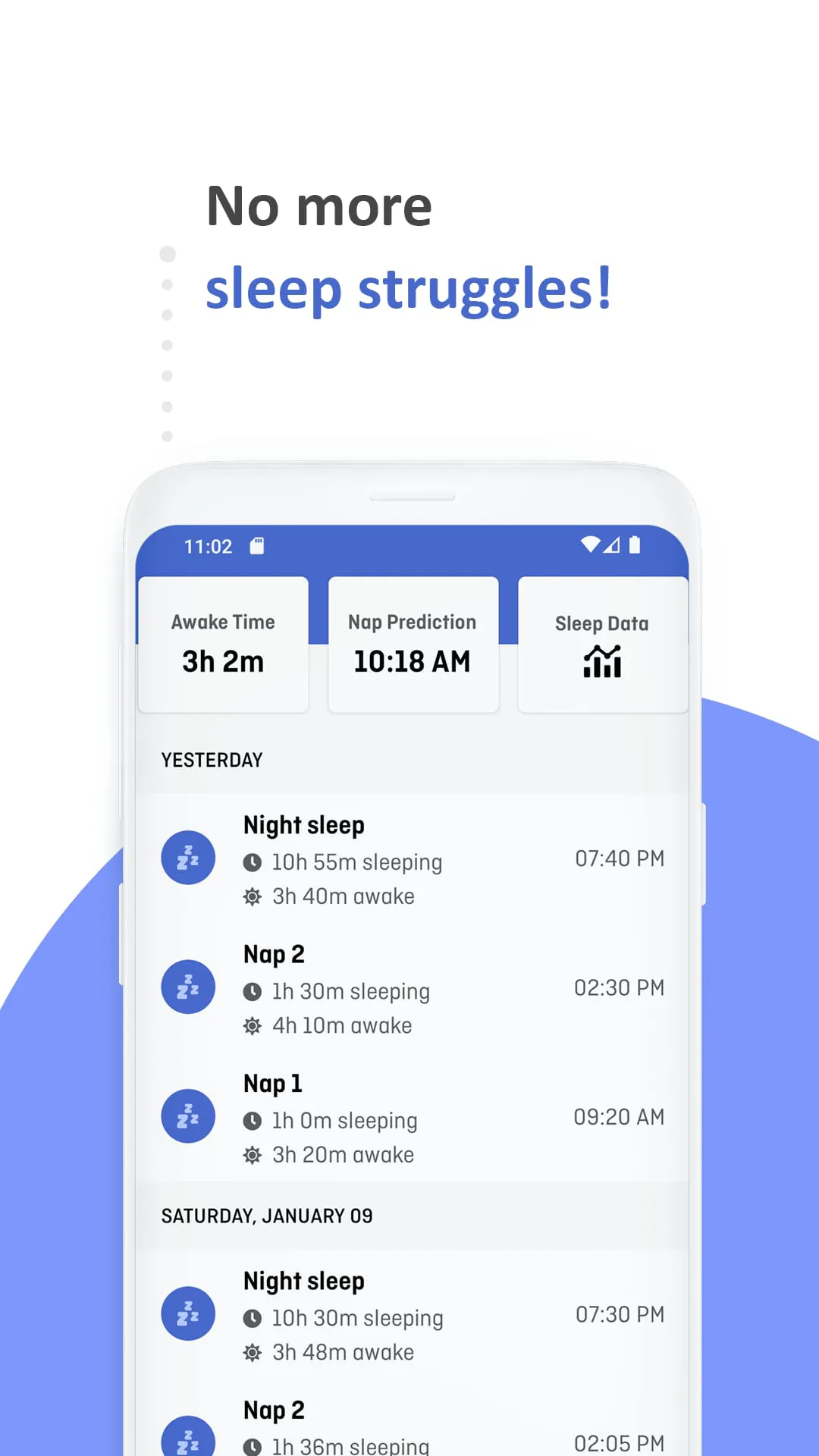 BabyZen - Baby's nap schedule