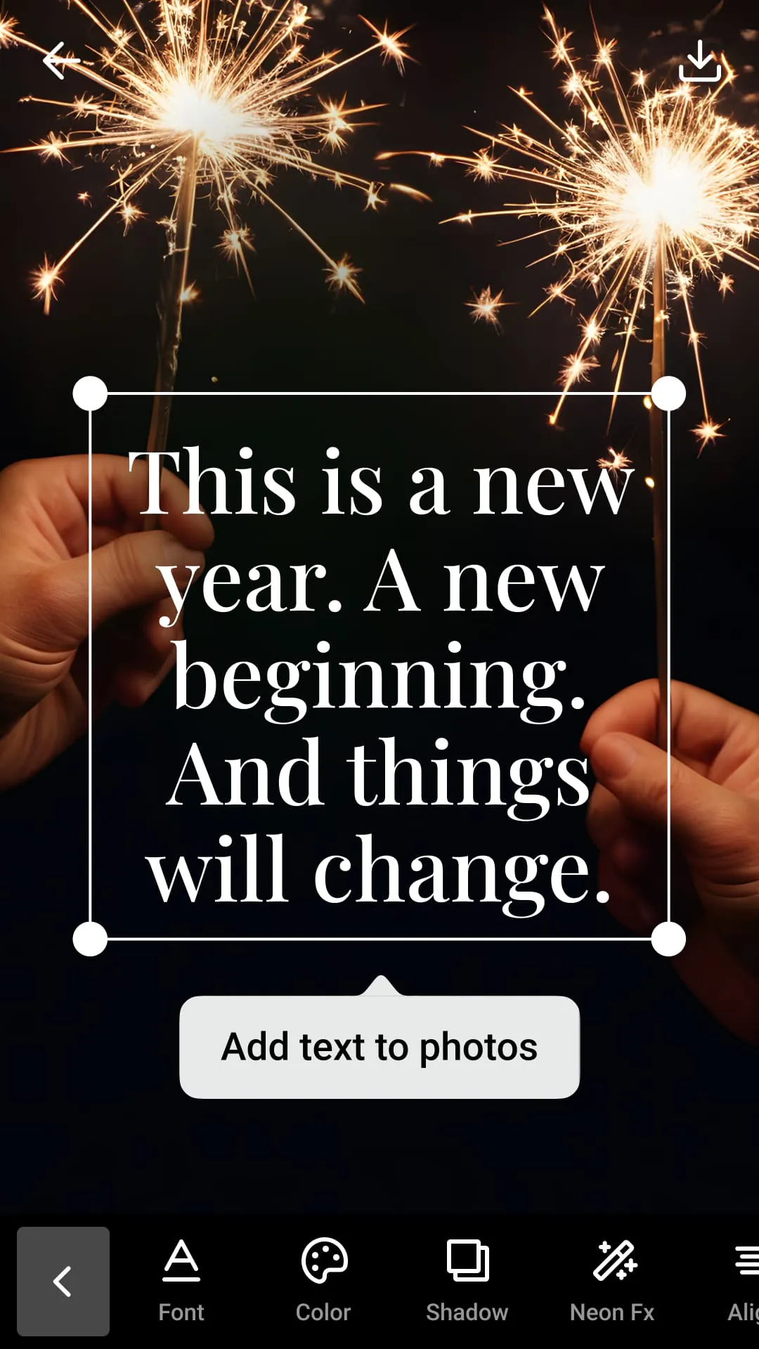 Add Text on Photo - Text Art