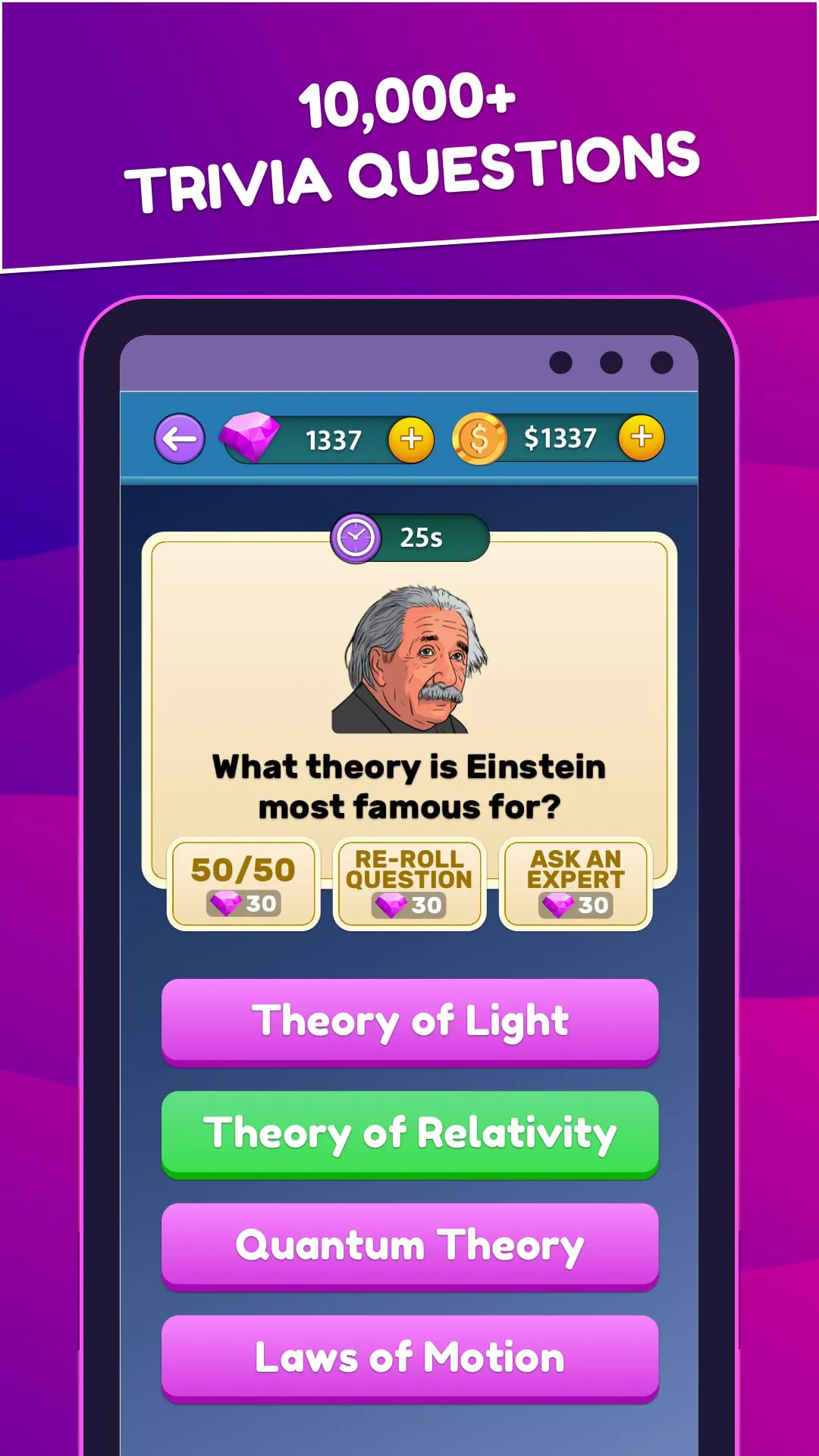 Trivia King - Become a Legend